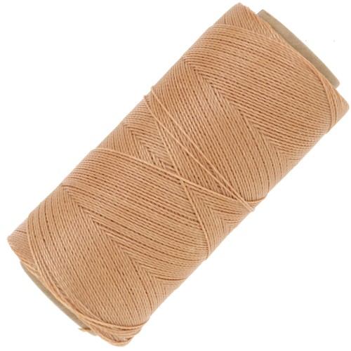 0.5mm Linhasita waxed thread for micro macramé - Honey (314) x335m