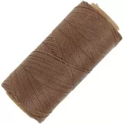 0.5mm Linhasita waxed thread for micro macramé - Light brown (790) x335m