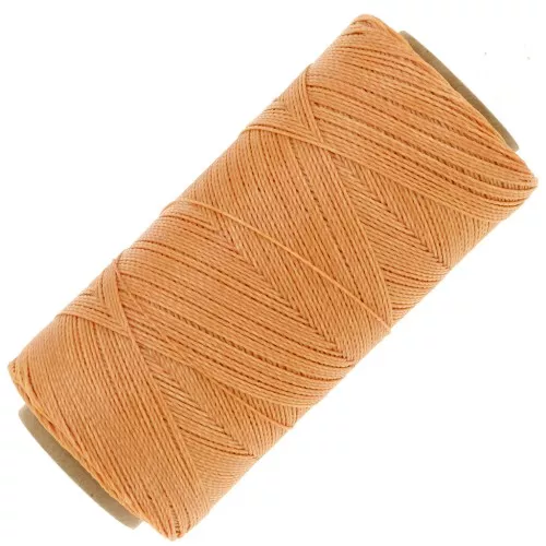 0.5mm Linhasita waxed thread for micro macramé - Melon (217) x335m