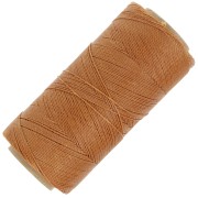 0.5mm Linhasita waxed thread spool for micro macramé - Amber (388) x335m|raw }}