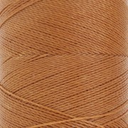 0.5mm Linhasita waxed thread spool for micro macramé - Amber (388) x335m