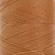 0.5mm Linhasita waxed thread spool for micro macramé - Amber (388) x335m