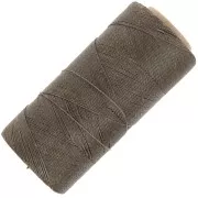 0.5mm Linhasita waxed thread for micro macramé - Sepia Brown (389) x335m