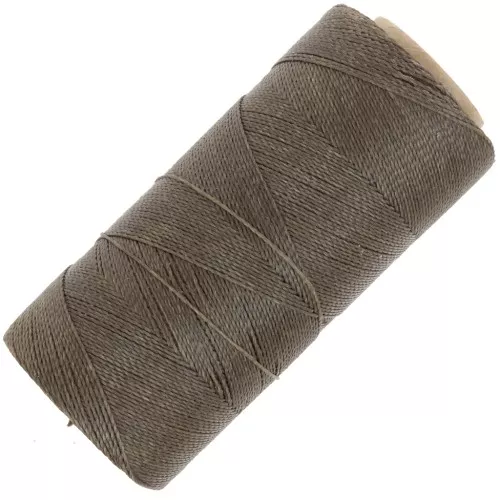 0.5mm Linhasita waxed thread for micro macramé - Sepia Brown (389) x335m