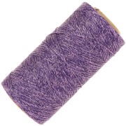 0.5mm Linhasita waxed thread for micro macramé - Metallic purple (Purpura) x335m