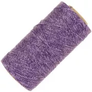 0.5mm Linhasita waxed thread for micro macramé - Metallic purple (Purpura) x335m