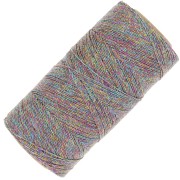 0.5mm Linhasita waxed thread for micro macramé - Multicolored (Multicor) x335m|raw }}