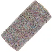 0.5mm Linhasita waxed thread for micro macramé - Multicolored (Multicor) x335m