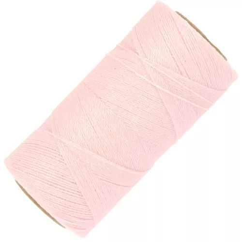 0.5mm Linhasita waxed thread for micro macramé - Iridescent pink (Flamingo) x335m
