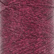 0.5mm Linhasita waxed thread for micro macramé - Dark pink metallic (Pink) x335m