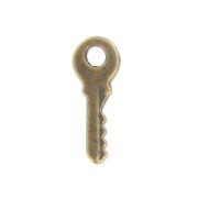 Key charm 19mm bronze|raw }}