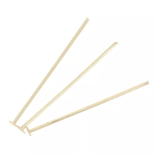 Flat head nails 25x0.7 mm Gold x25