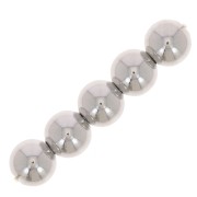 Round beads 6 mm - Silver x20|raw }}