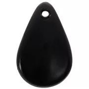 24.5mm Curved Flower Petal Sequins in Acrylic - Black x6