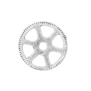 Cog spacer 18mm rose old silver|raw }}