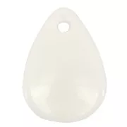 17mm Curved Flower Petal Sequins in Acrylic - Cream x15