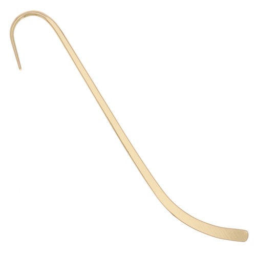 12cm Bookmark - Gold Tone x1