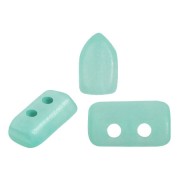 2x5mm Glass beads Piros® by Puca® - Blue Green Opal Mat x10g|raw }}