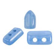 2x5mm Glass beads Piros® by Puca® - Blue Opal x10g