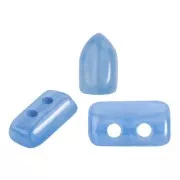 2x5mm Glass beads Piros® by Puca® - Blue Opal x10g