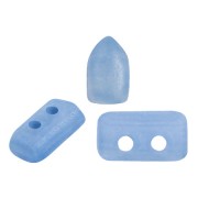 2x5mm Glass beads Piros® by Puca® - Blue Opal Mat x10g