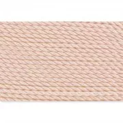 Nylon Power Bead Cord  0.7mm Light Pink x2 m