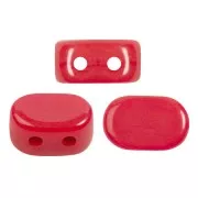 4x6mm Lipsi® Glass beads by Puca® - Grenadine Opal x10g