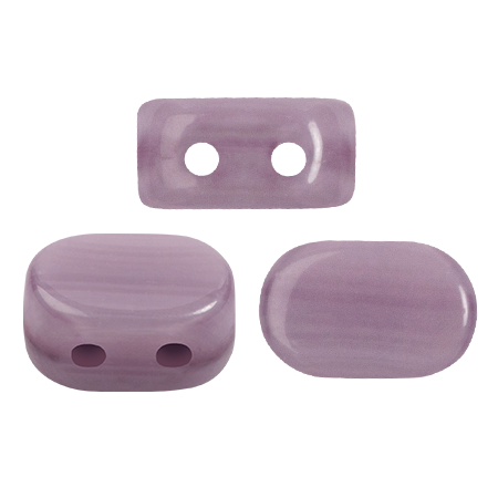 4x6mm Lipsi® Glass beads by Puca® - Amethyst Opal x10g