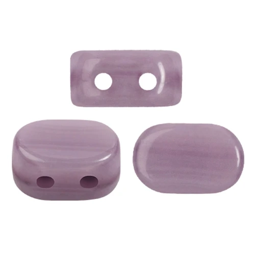 4x6mm Lipsi® Glass beads by Puca® - Amethyst Opal x10g