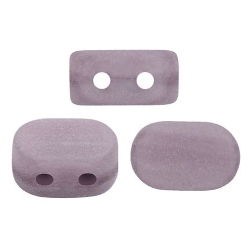 4x6mm Lipsi® Glass beads by Puca® - Amethyst Opal Mat x10g