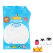 Hama Mini Multi beads white (n°01) x2000|raw }}