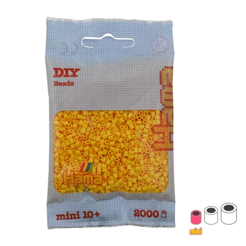 Hama Mini Multi beads yellow (n°03) x2000