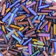 3mm and 6mm Mix Bugles Miyuki BGL-MIX01 - Arabian Night x10g