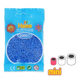 Hama Mini Multi beads Blue (n°09) x2000