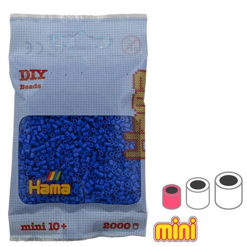 Hama Mini Multi beads Blue (n°09) x2000