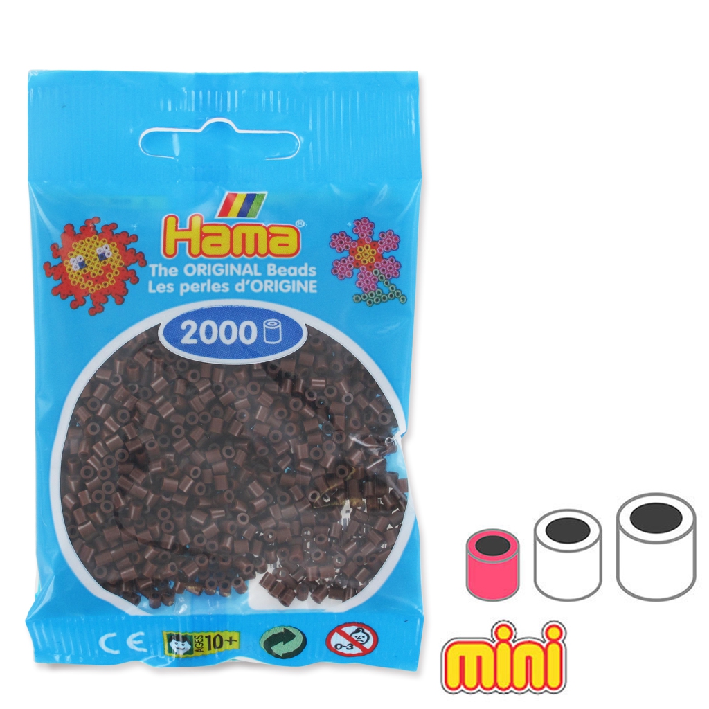 Sachet 2000 Mini perles Hama - multicolores - 50100 - Perles à Repasser Sachet 2000 Mini perles Hama - multicolores - 50100 - Perles à Repasser
