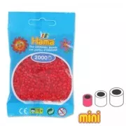 Hama Mini Multi beads Red Transparent (n°13) x2000