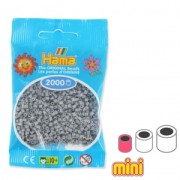 Hama Mini Multi beads Grey (n°17) x2000|raw }}