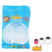 Hama Mini Multi beads Transparent (n°19) x2000|raw }}