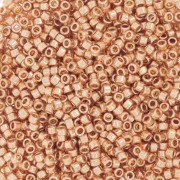 1.6mm Toho Aiko 11/0 - TA01PF551 - PF Galvanized Rose Gold x4g