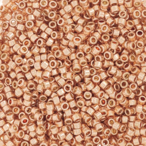 1.6mm Toho Aiko 11/0 - TA01PF551 - PF Galvanized Rose Gold x4g