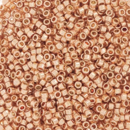 1.6mm Toho Aiko 11/0 - TA01PF551 - PF Galvanized Rose Gold x4g
