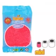 Hama Mini Multi beads Néon red (n°35) x2000