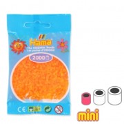 Hama Mini Multi beads neon Orange Transparent (n°38) x2000|raw }}