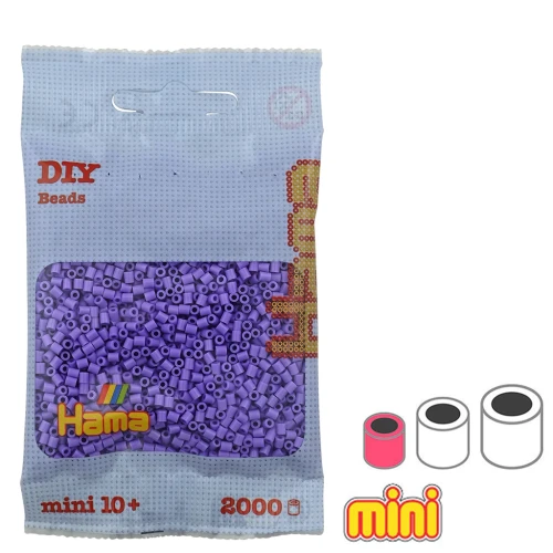 Hama Mini Multi beads Pastel violet (n°45) x2000