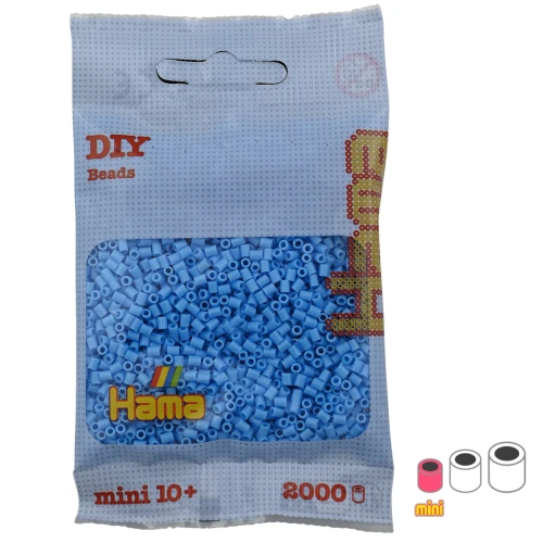 Hama Mini Multi beads Pastel blue (n°46) x2000