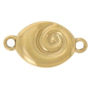 14x8mm 304L stainless steel Spiral spacer - Gold x1