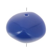9x12mm Opaque resin nugget beads - Hard blue x8|raw }}