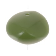 9x12mm Opaque resin nugget beads - Khaki x8