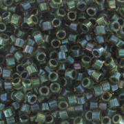 Miyuki Delica 11/0 DB0273 -  Forest Green Lined Topaz AB|raw }}
